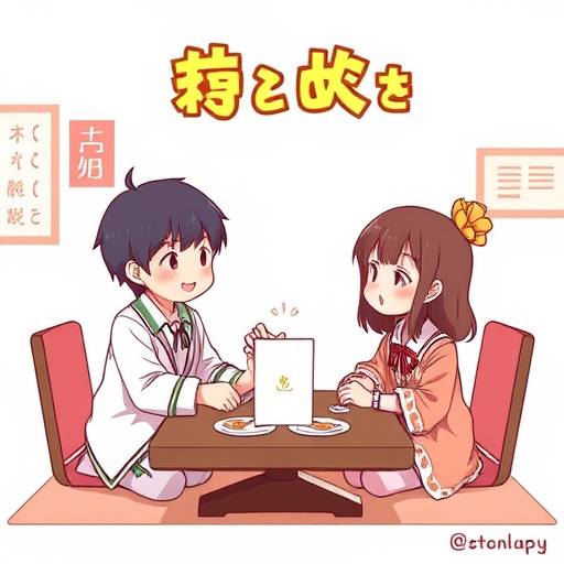 学生たちが談笑している様子。